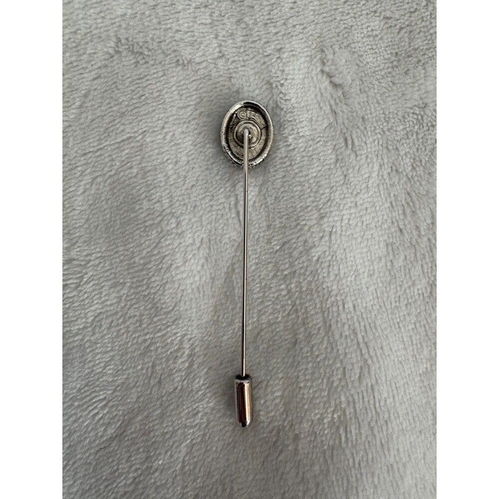 Vintage Sarah Coventry MOON MIST Silver Tone Straight Lapel/Hat/Scarf Pin - 3 in - Picture 3 of 4
